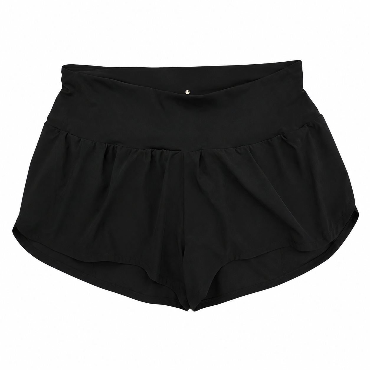 Black High Waisted Athletic Shorts