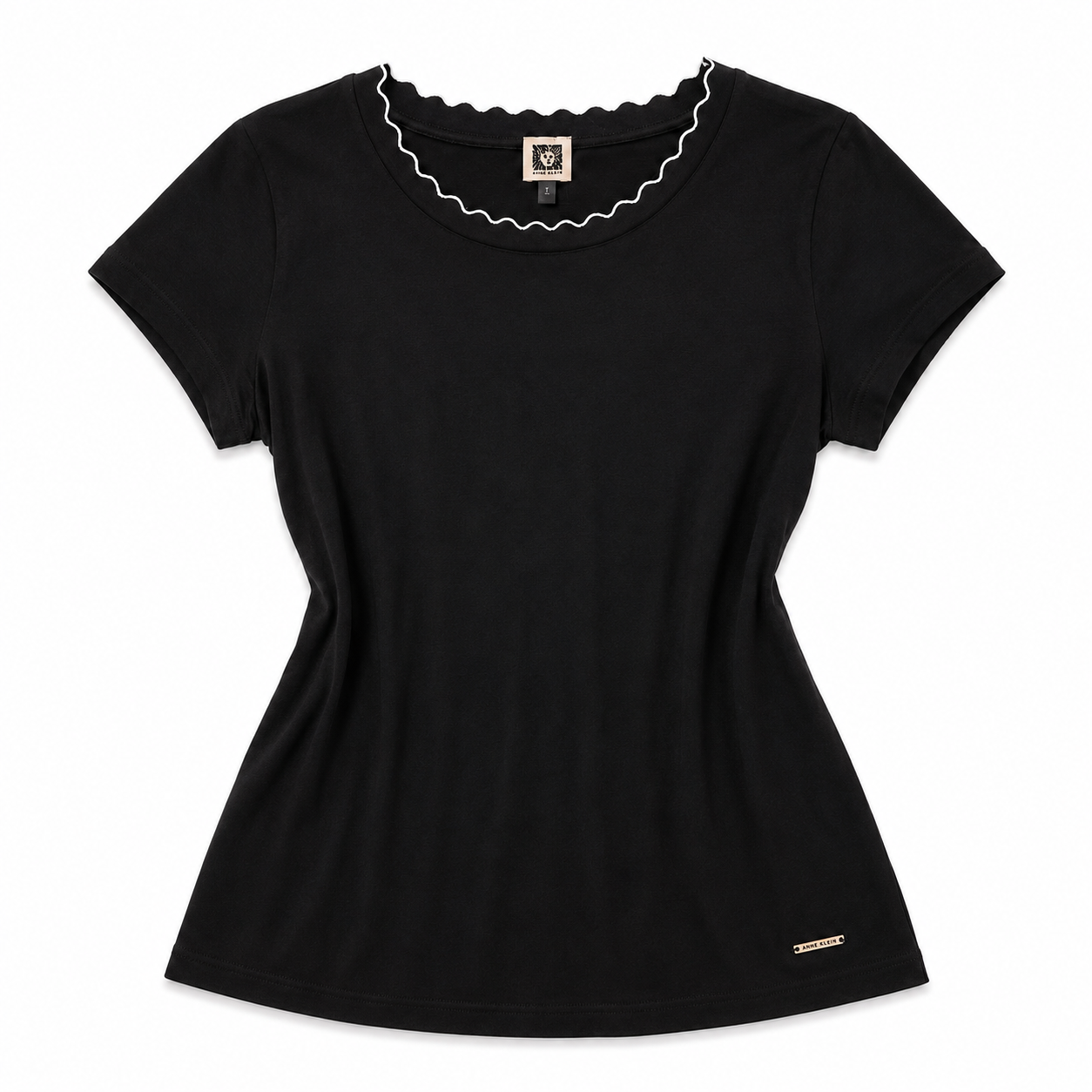 Black and White Dressy Top