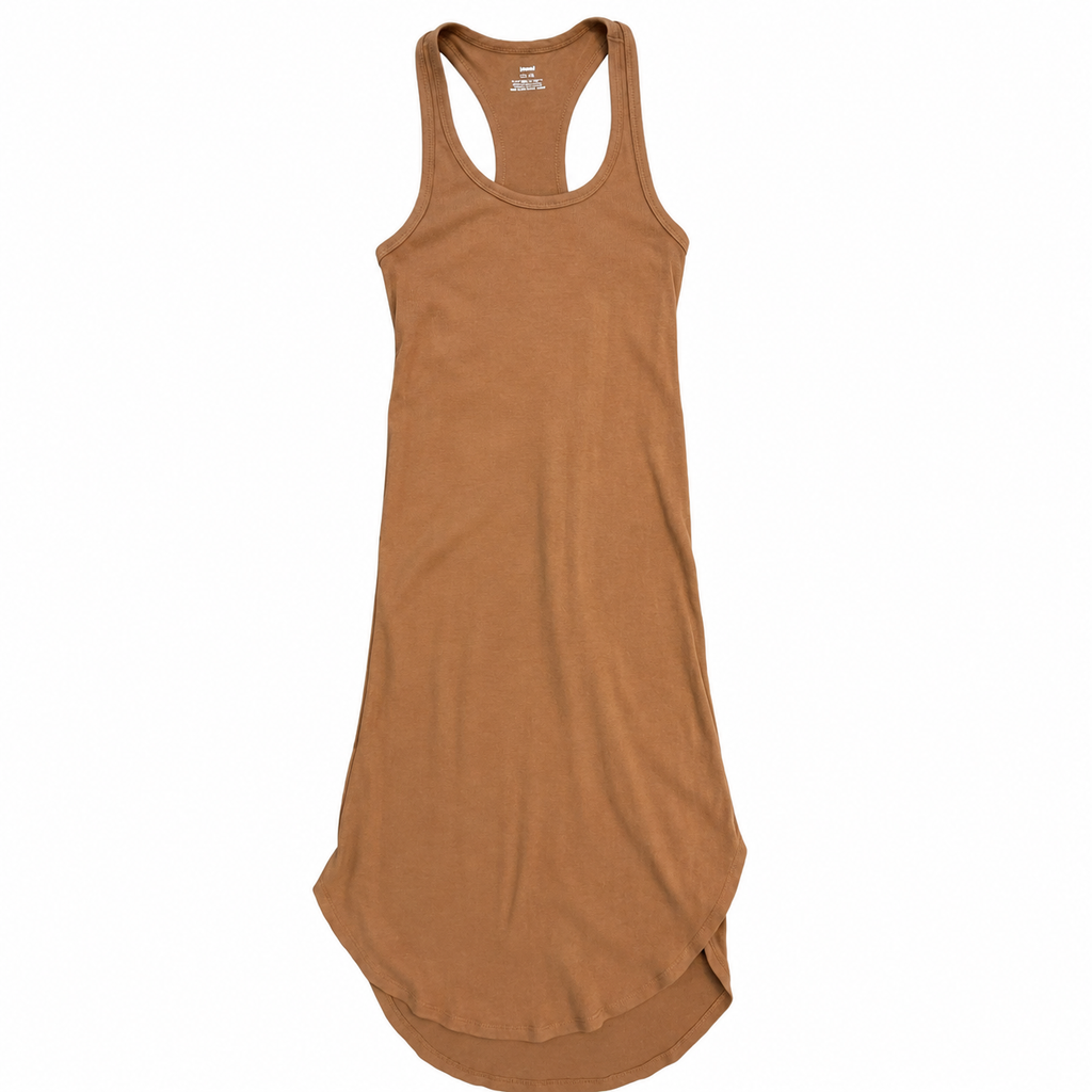 Arie Camel Racer Back Dress