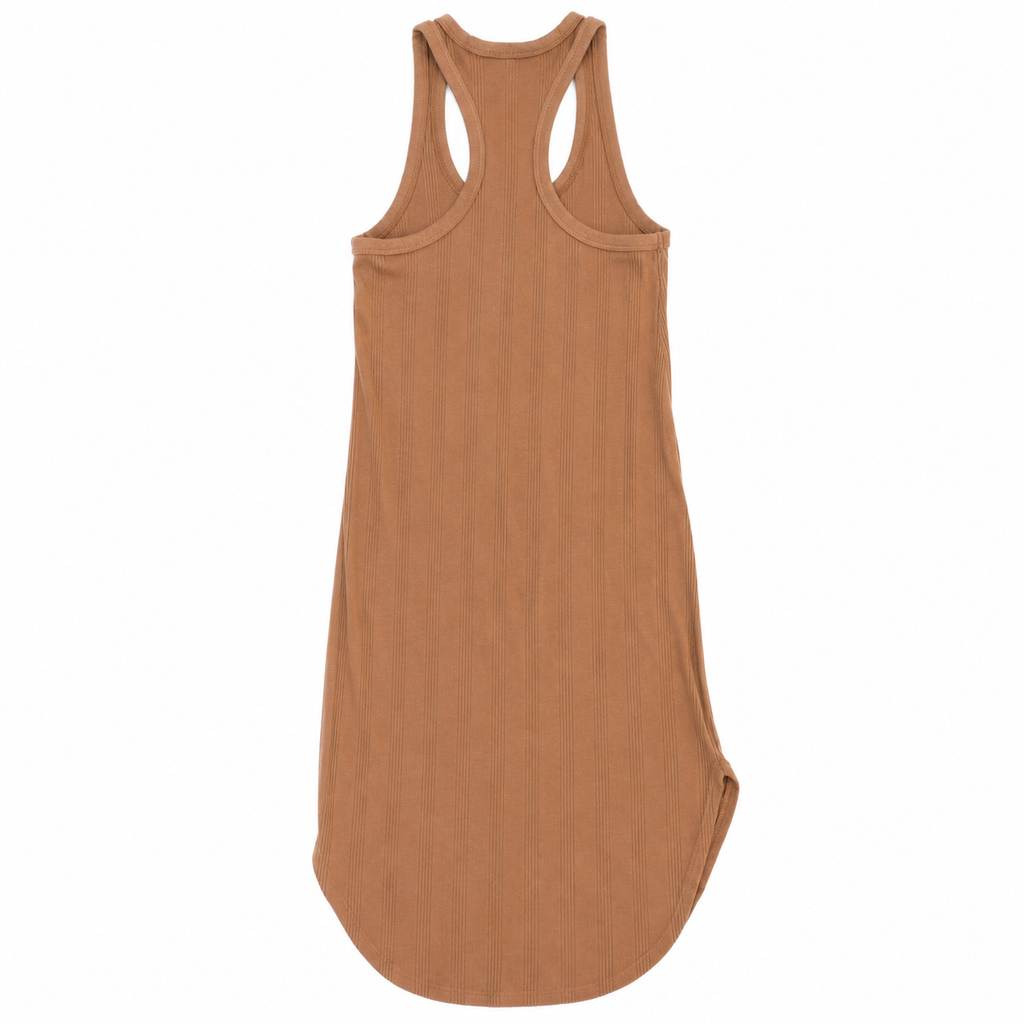 Arie Camel Racer Back Dress