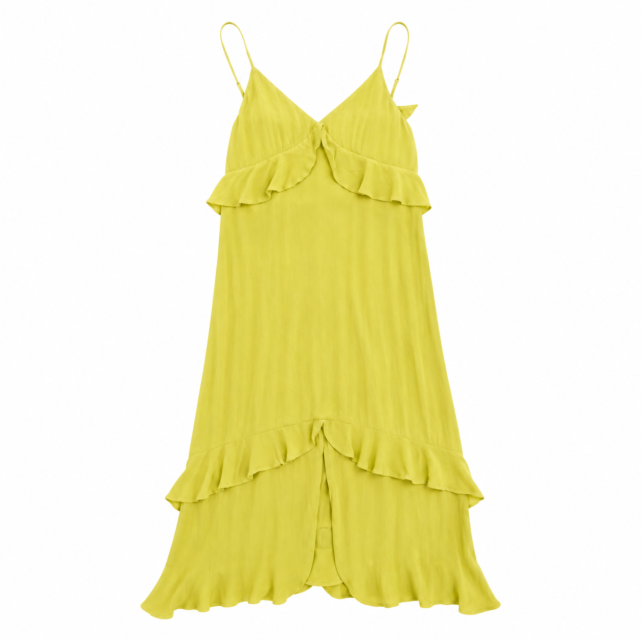 Lime Green Flowy Dress