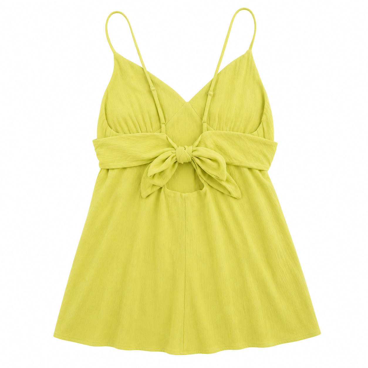 Lime Green Flowy Dress