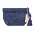 Boho Blue Makeup Bag