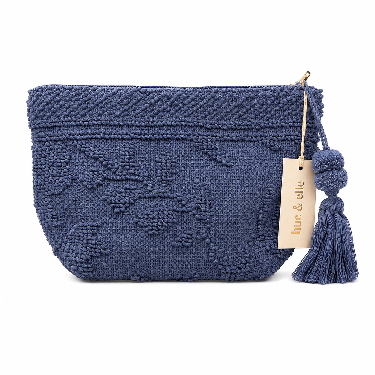 Boho Blue Makeup Bag